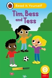 Book cover of Tim, Bess and Tess (Phonics Step 4): Read It Yourself - Level 0 Beginner Reader by Ladybird