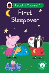 Book cover of Peppa Pig First Sleepover: Read It Yourself - Level 2 Developing Reader by Peppa Pig, Ladybird