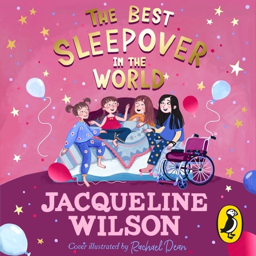 Book cover of The Best Sleepover in the World by Jacqueline Wilson
