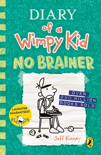 Book cover of Diary of a Wimpy Kid: No Brainer (Book 18) by Jeff Kinney