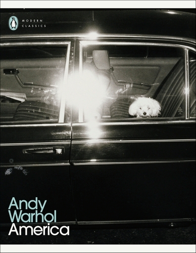 Book cover of America by Andy Warhol