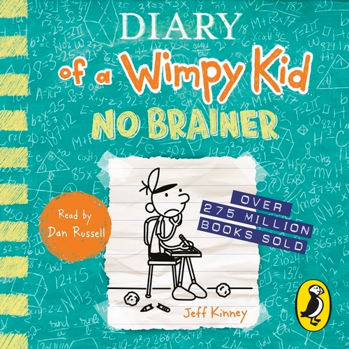 Book cover of Diary of a Wimpy Kid: No Brainer (Book 18) by Jeff Kinney
