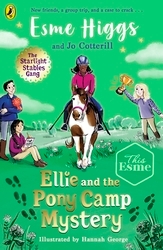 Book cover of Ellie and the Pony Camp Mystery by Esme Higgs, Jo Cotterill
