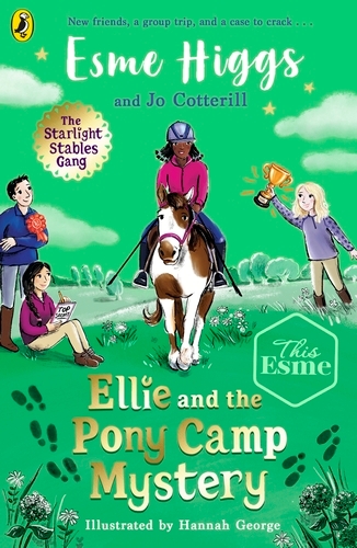 Book cover of Ellie and the Pony Camp Mystery by Esme Higgs, Jo Cotterill