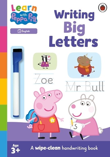 Book cover of Learn with Peppa: Writing Big Letters by Peppa Pig