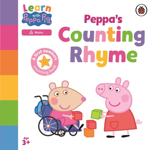 Book cover of Learn with Peppa: Peppa's Counting Rhyme by Peppa Pig