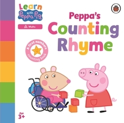 Book cover of Learn with Peppa: Peppa's Counting Rhyme by Peppa Pig
