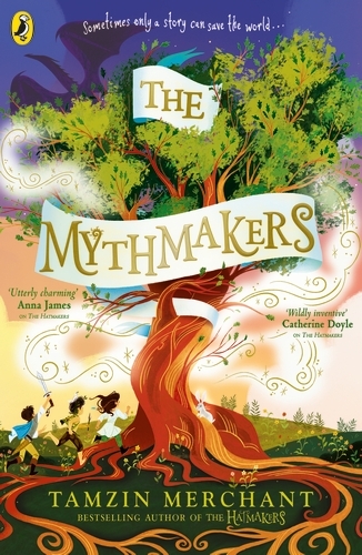 Book cover of The Mythmakers by Tamzin Merchant