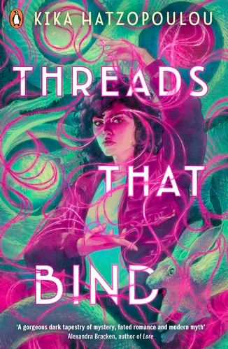 Book cover of Threads That Bind by Kika Hatzopoulou