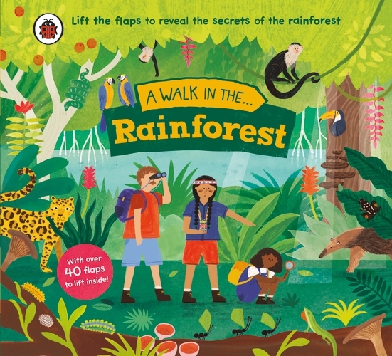Book cover of A Walk in the Rainforest by Ladybird, Nora Dare