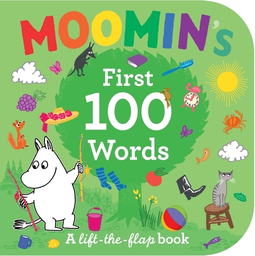 Book cover of Moomin's First 100 Words by Tove Jansson