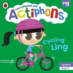 Book cover of Actiphons Level 2 Book 13 Cycling Ling by Ladybird
