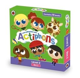Book cover of Actiphons Level 2 Box 2: Books 9-18 by Ladybird