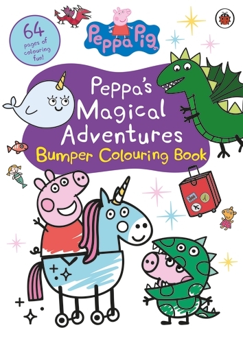 Book cover of Peppa Pig: Peppa's Magical Adventures Bumper Colouring Book by Peppa Pig