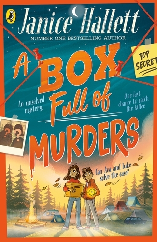 Book cover of A Box Full of Murders by Janice Hallett