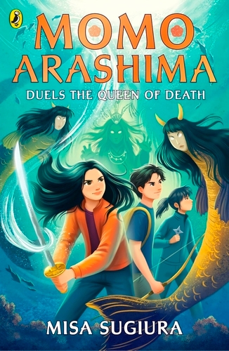 Book cover of Momo Arashima Duels the Queen of Death by Misa Sugiura