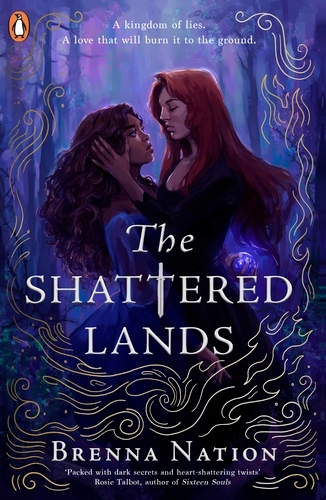 Book cover of The Shattered Lands by Brenna Nation