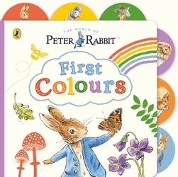 Book cover of Peter Rabbit: First Colours by Beatrix Potter