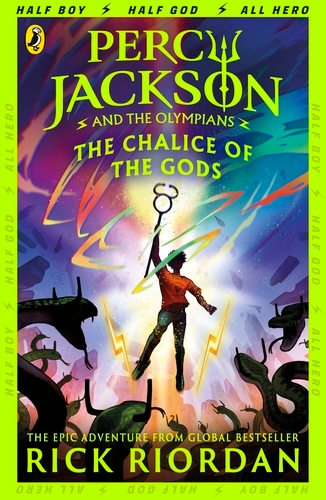 Book cover of Percy Jackson and the Olympians: The Chalice of the Gods by Rick Riordan