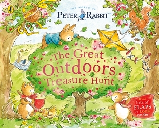 Book cover of Peter Rabbit: The Great Outdoors Treasure Hunt by Beatrix Potter