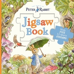Book cover of Peter Rabbit Jigsaw Book by Beatrix Potter