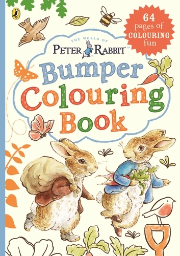 Book cover of Peter Rabbit Bumper Colouring Book by Beatrix Potter
