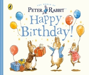 Book cover of Peter Rabbit Tales – Happy Birthday by Beatrix Potter