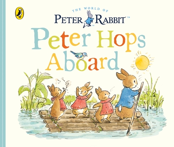 Book cover of Peter Rabbit Tales: Peter Hops Aboard by Beatrix Potter
