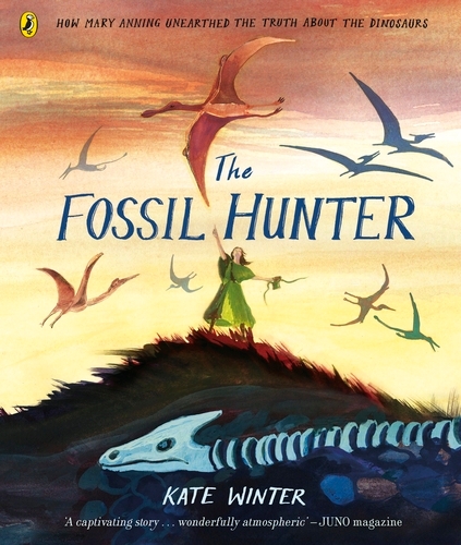 Book cover of The Fossil Hunter by Kate Winter