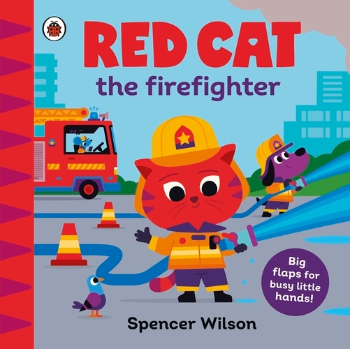 Book cover of Red Cat the Firefighter by Spencer Wilson