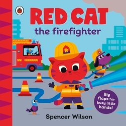 Book cover of Red Cat the Firefighter by Spencer Wilson