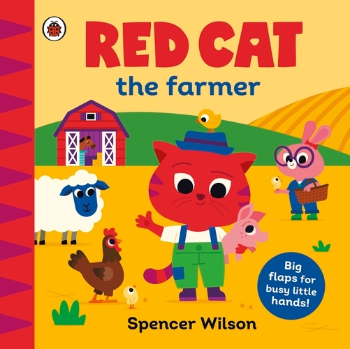 Book cover of Red Cat the Farmer by Spencer Wilson