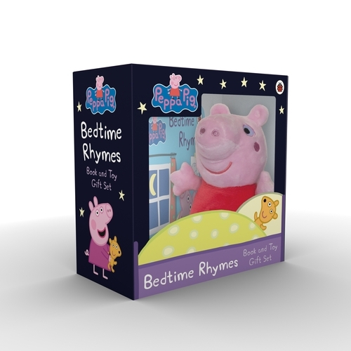 Book cover of Peppa Pig: Bedtime Rhymes Book and Toy Gift Set by Peppa Pig