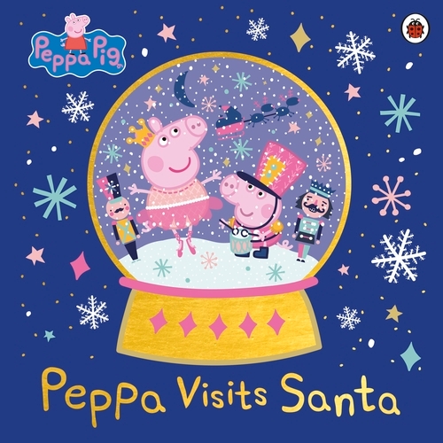 Book cover of Peppa Pig: Peppa Visits Santa by Peppa Pig