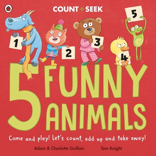 Book cover of 5 Funny Animals by Adam Guillain, Charlotte Guillain
