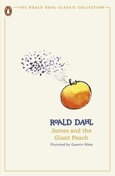 Book cover of James and the Giant Peach by Roald Dahl