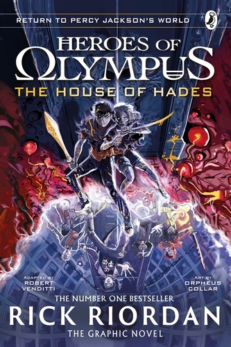 Book cover of #4 - The House of Hades: The Graphic Novel (Heroes of Olympus Book 4) by Rick Riordan