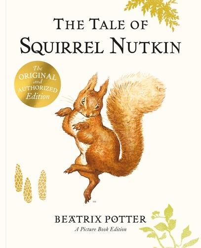 Book cover of The Tale of Squirrel Nutkin Picture Book by Beatrix Potter