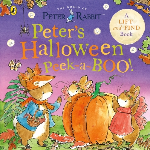 Book cover of Peter Rabbit: Peter's Halloween Peek-a-BOO! by Beatrix Potter