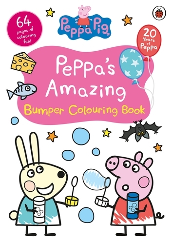 Book cover of Peppa Pig: Peppa’s Amazing Bumper Colouring Book by Peppa Pig