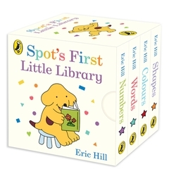 Book cover of Spot's First Little Library by Eric Hill