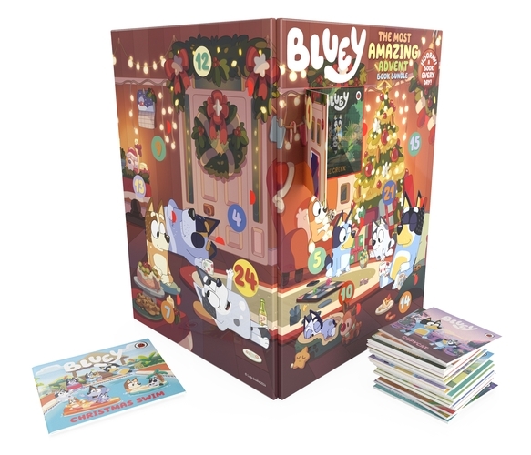 Book cover of Bluey: The Most Amazing Advent Book Bundle by Bluey