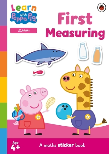 Book cover of Learn with Peppa: First Measuring sticker activity book by Peppa Pig