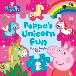 Book cover of Peppa Pig: Peppa’s Unicorn Fun Jigsaw Puzzle Book by Peppa Pig