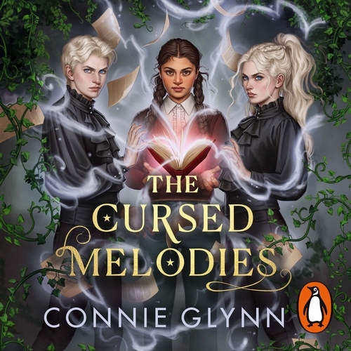 Book cover of The Cursed Melodies by Connie Glynn