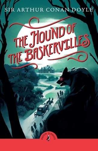 Book cover of The Hound of the Baskervilles by Arthur Conan Doyle