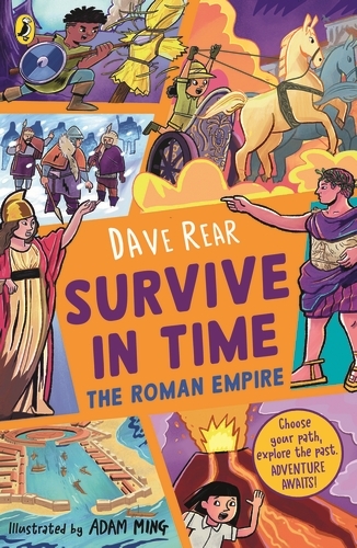 Book cover of Survive in Time: The Roman Empire by Dave Rear