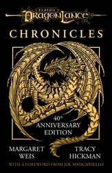 Book cover of Dragonlance Chronicles by Margaret Weis, Tracy Hickman