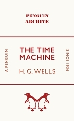 Book cover of The Time Machine by H G Wells