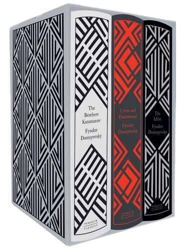 Book cover of Fyodor Dostoyevsky Boxed Set: Crime and Punishment, The Idiot, The Brothers Karamazov by Fyodor Dostoyevsky
